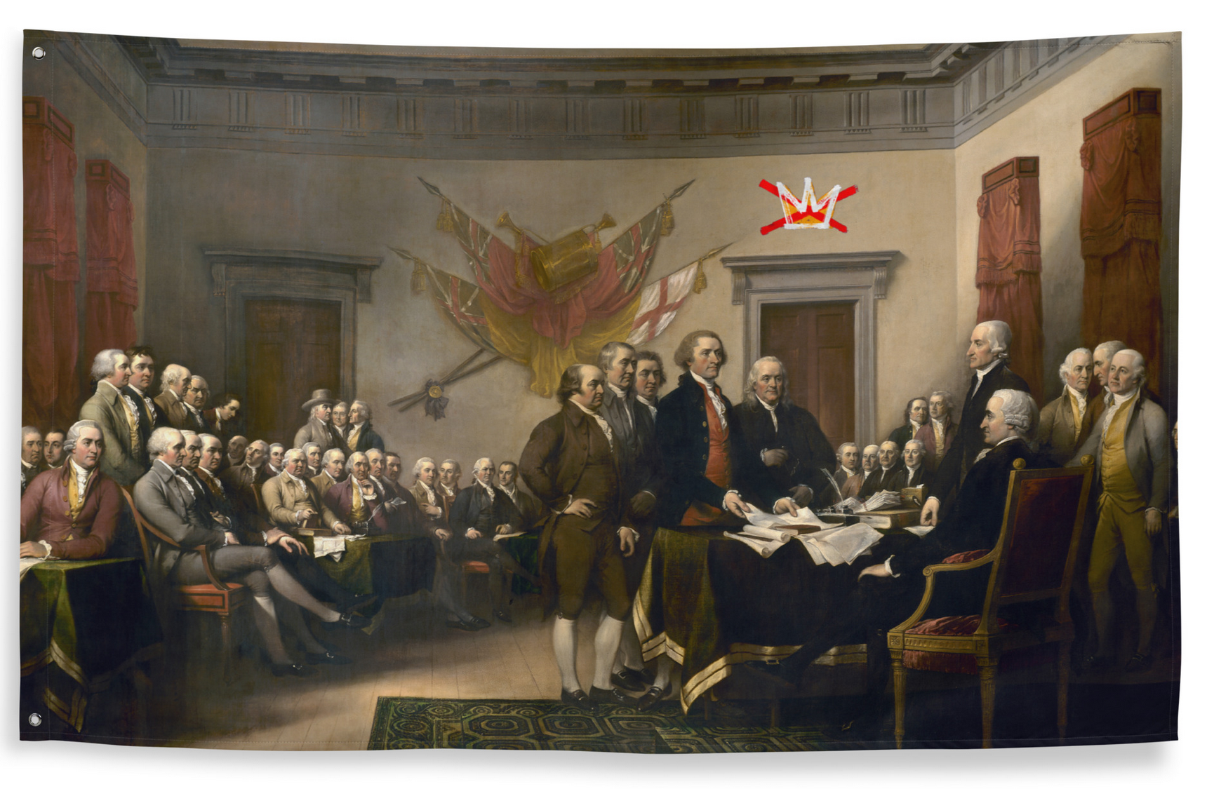 Declaration of Independence Flag